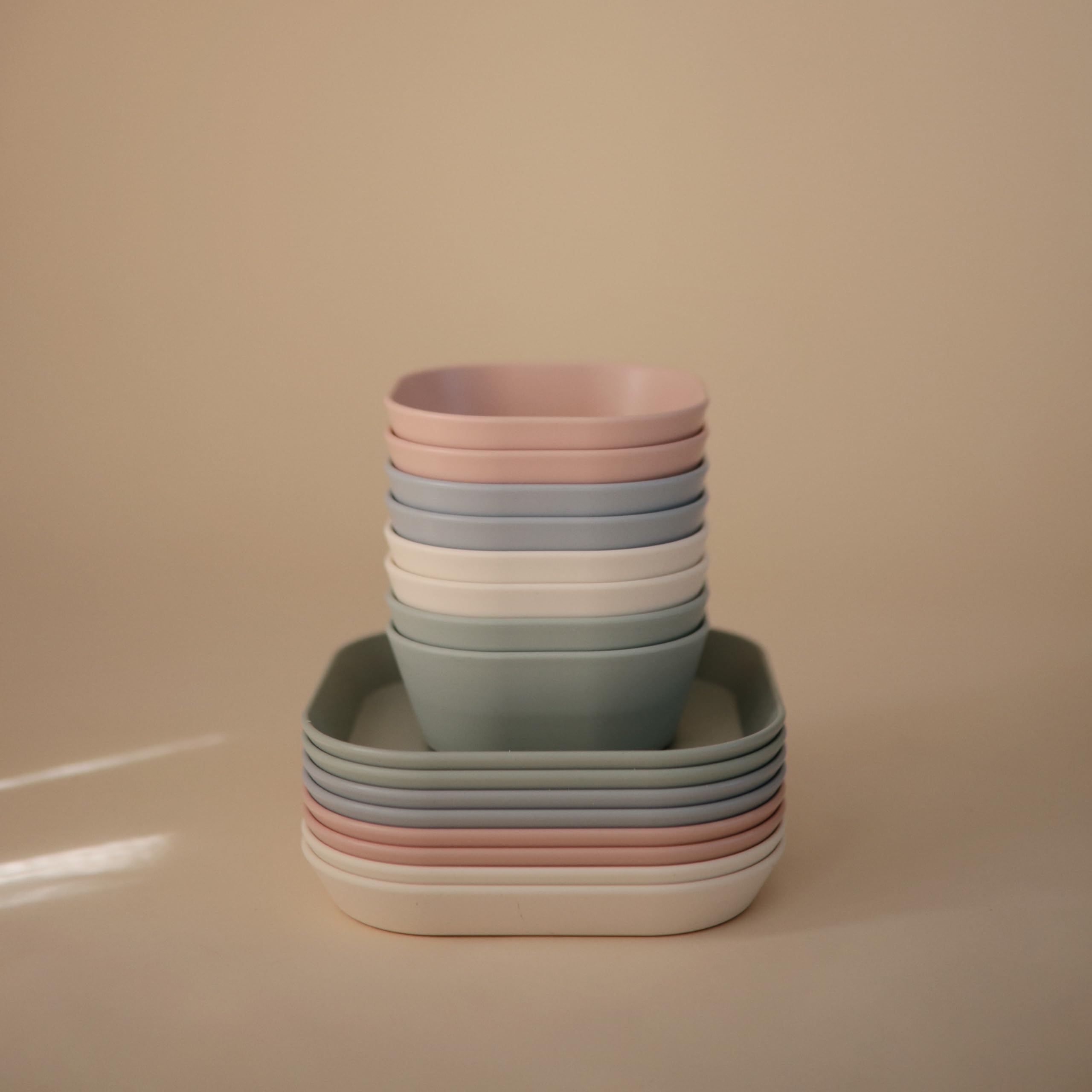 Mushie blush microwave-safe plate warming child-friendly meals safely.