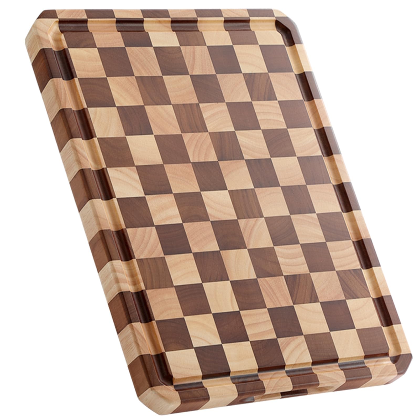 Musifan Acacia cutting board large work surface offers durable stability for daily meal prep.