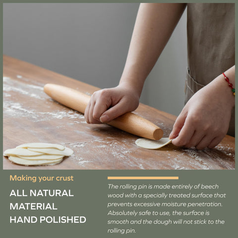 Muso Wood smooth beech wood resists sticking for easy cleanup