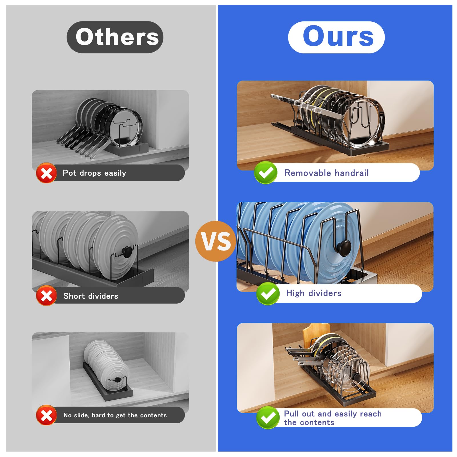 Mustorn adhesive installation provides screw-free mounting on compatible surfaces.