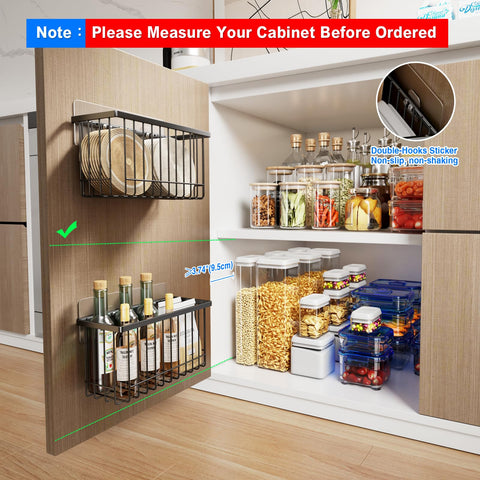 Mustorn lid holder for cabinet keeps Tupperware and Pyrex lids within reach