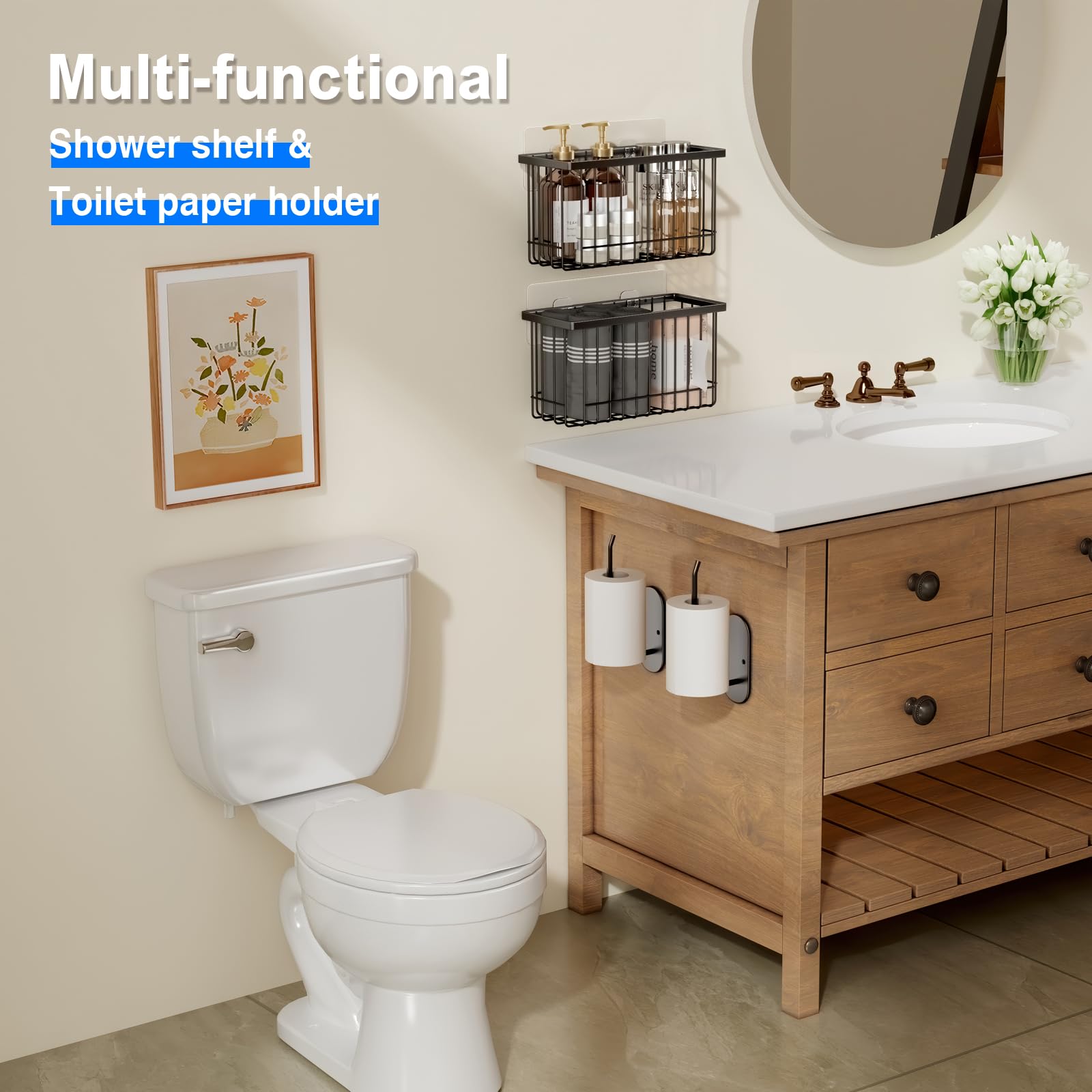 Mustorn spice jar and supplies organizer on the wall for tidy shelves