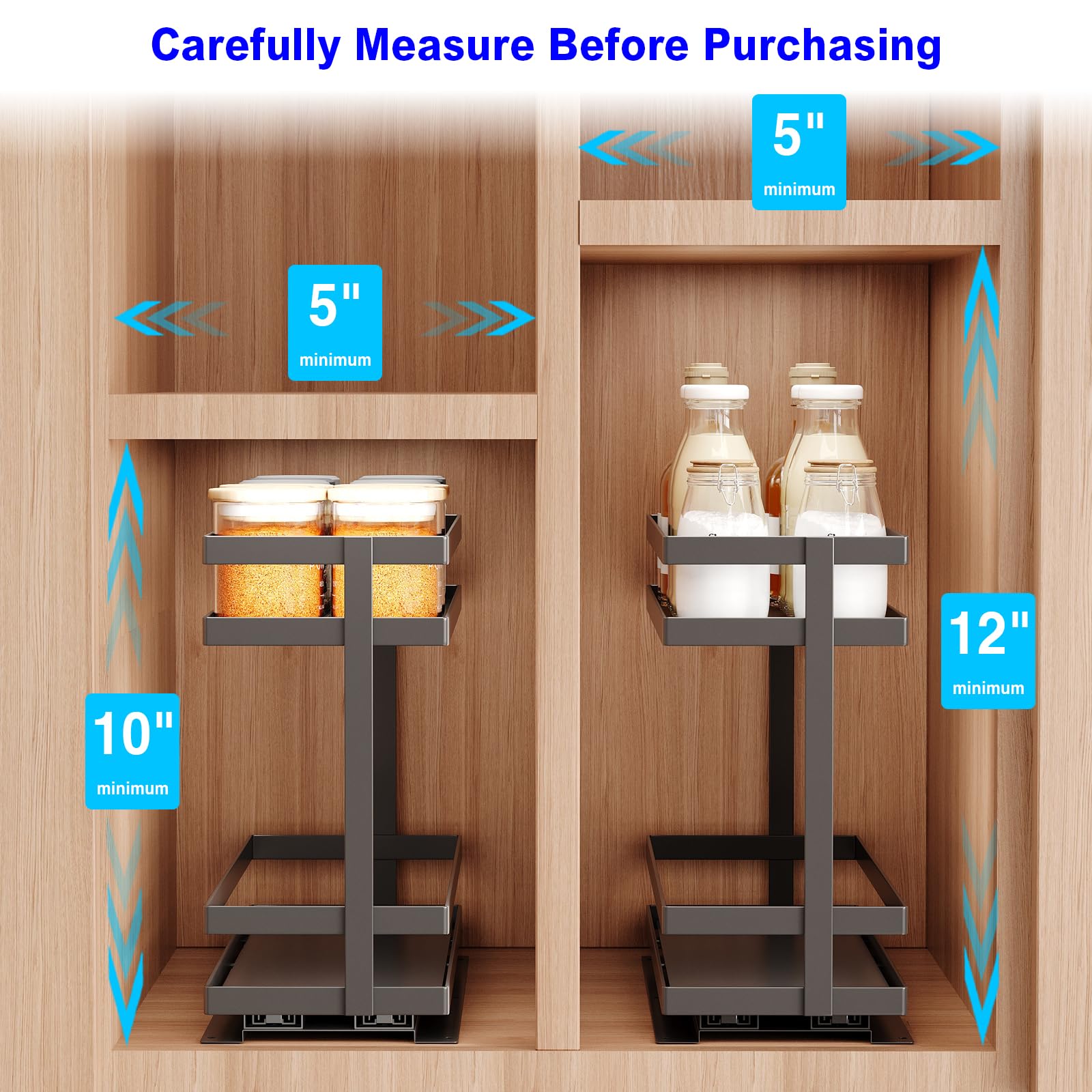 Mustorn black finish adds a sleek, modern kitchen look.