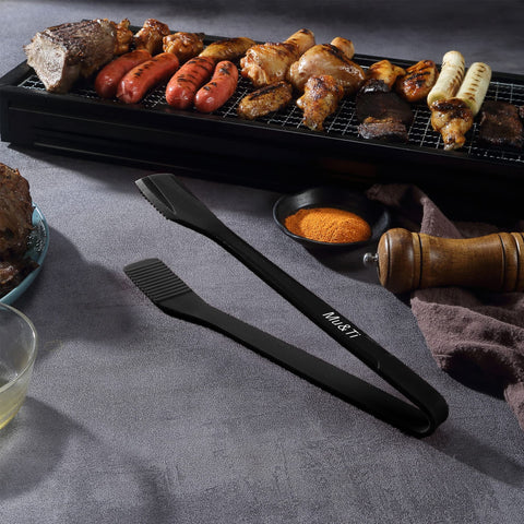 Mu&Ti tongs serving salads and flipping foods at the table