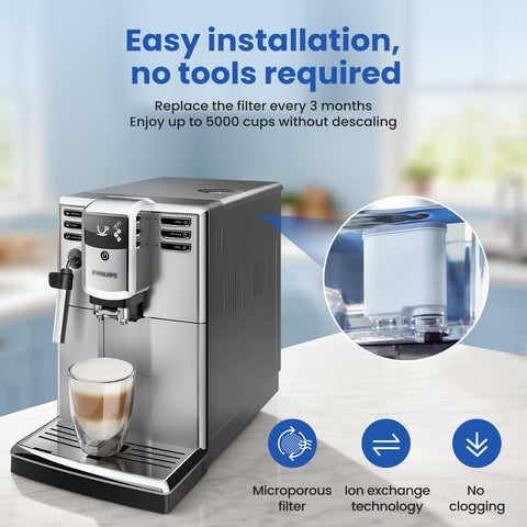 Mutital filter lasts over three months for busy kitchens.