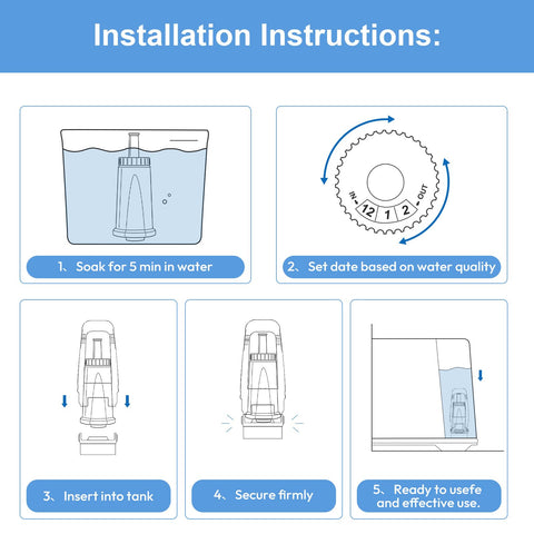 Mutital natural-material activated-carbon filter — coconut shell carbon for better water flavor.