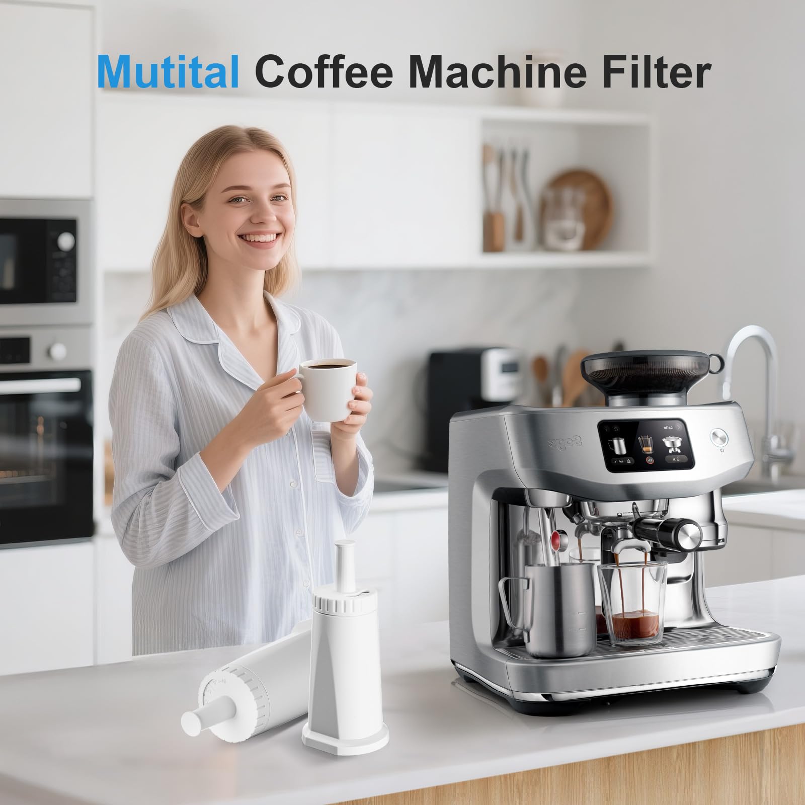Installation and flush steps shown for easy setup of Mutital filters.