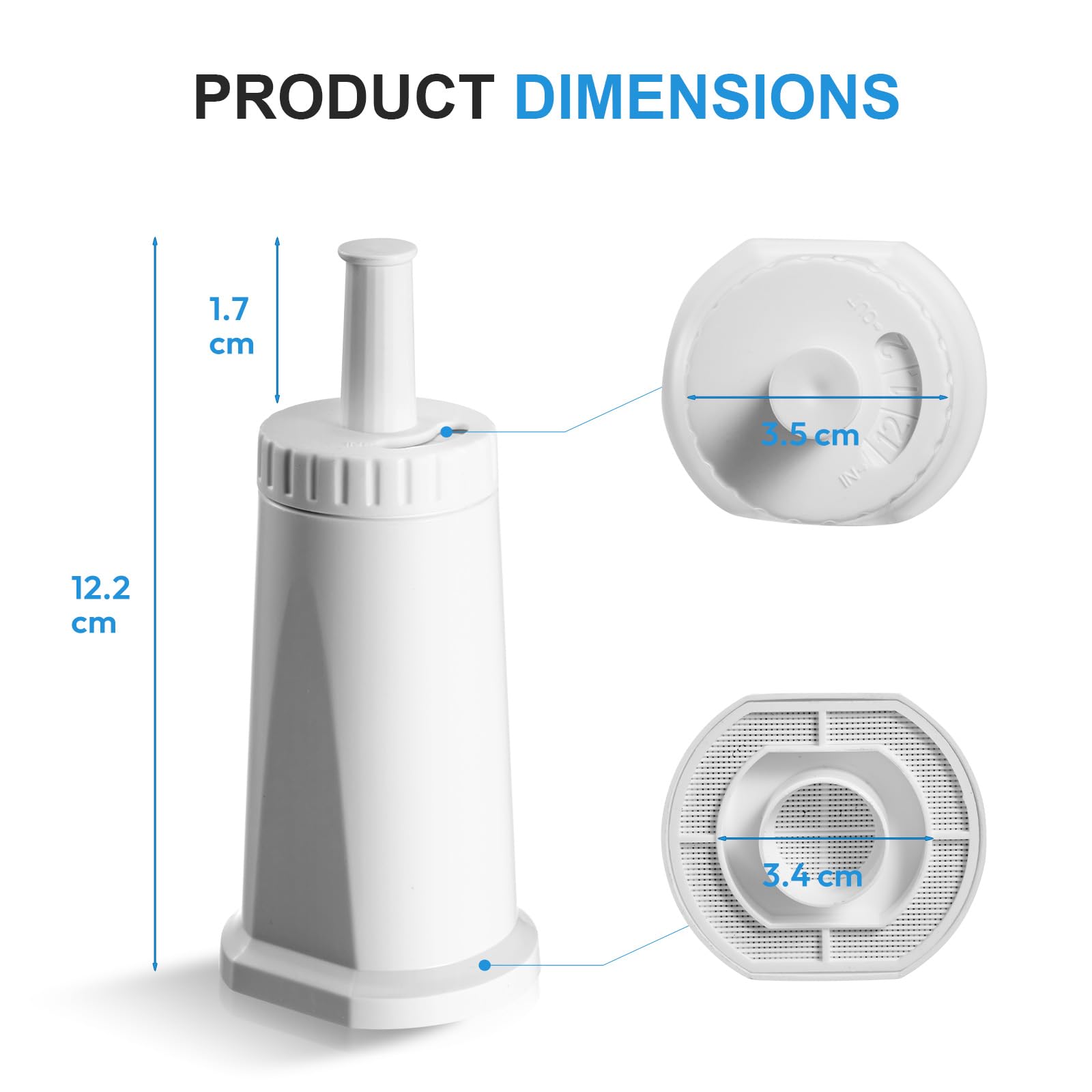 Three-pack Mutital filters shown together for long-term home use.