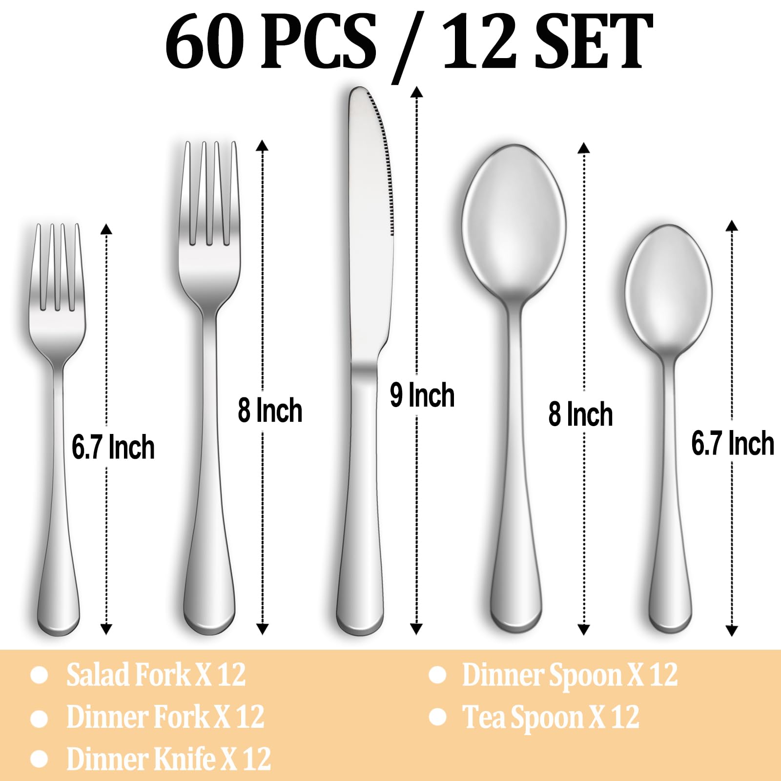 MUTNITT dinner spoons with balanced weight for comfortable meals.