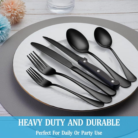 MUTNITT flatware is dishwasher-safe for convenient cleanup after meals.
