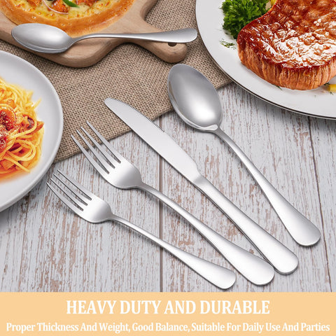 MUTNITT mirror-polished flatware close-up showing smooth edges and finish.