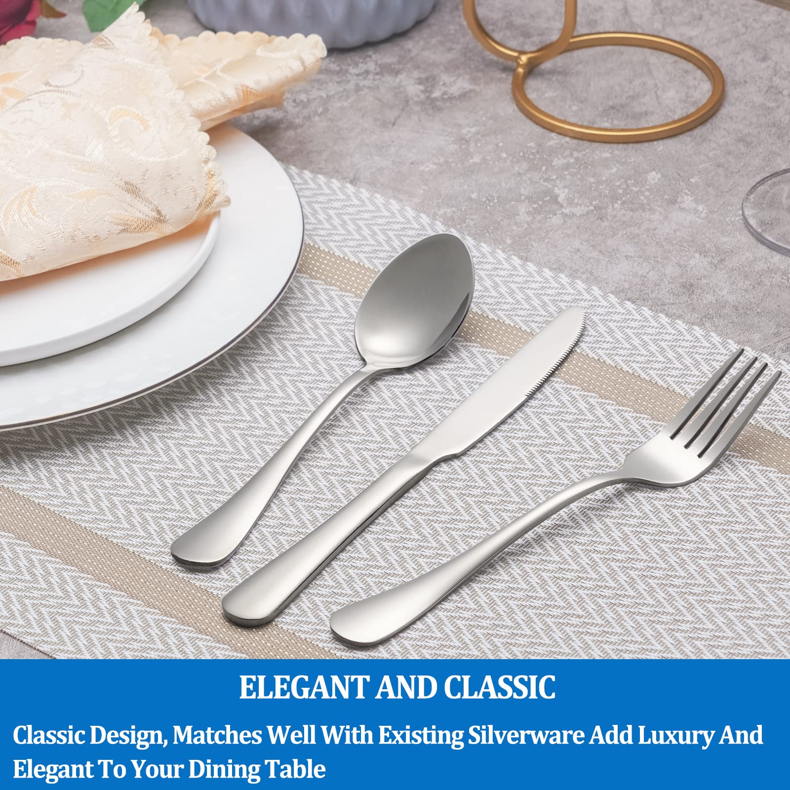 MUTNITT restaurant-grade flatware suitable for cafés and hotels.