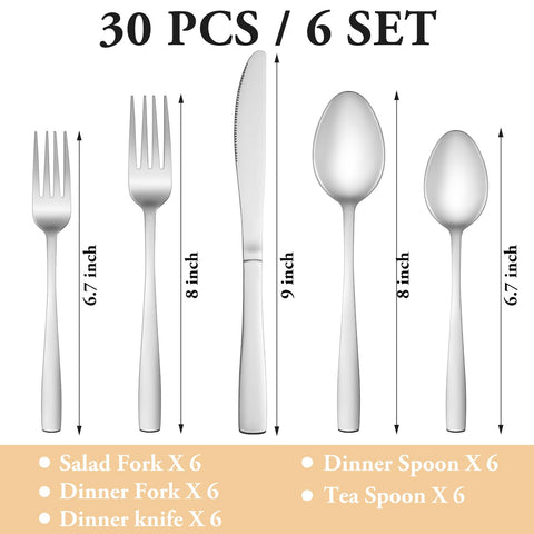 MUTNITT six dinner spoons with balanced weight for comfortable meals