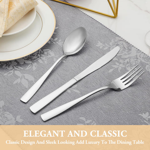 MUTNITT mirror-polished finish on flatware for elegant table