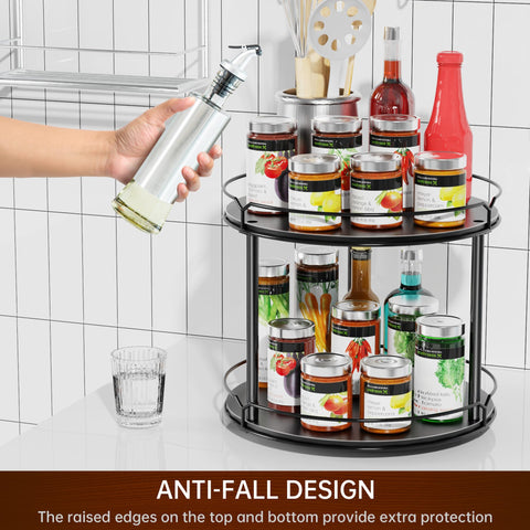 MUTUALUS kitchen counter decor with farmhouse style and functional storage