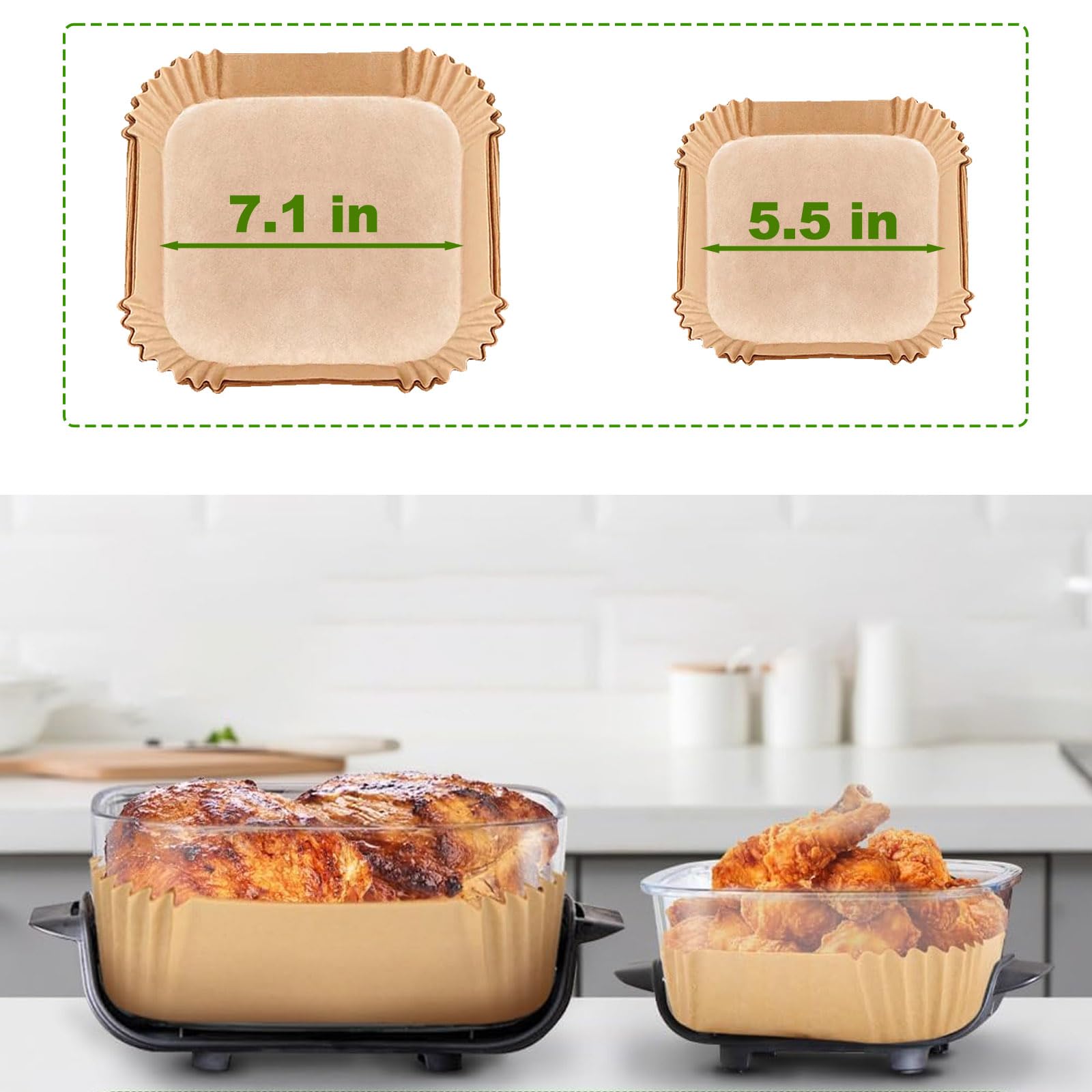 Mutvle multi use liners suited for baking roasting frying