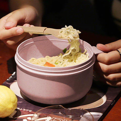 MUUBOOX easy grip design pink bowl highlighting comfortable handling