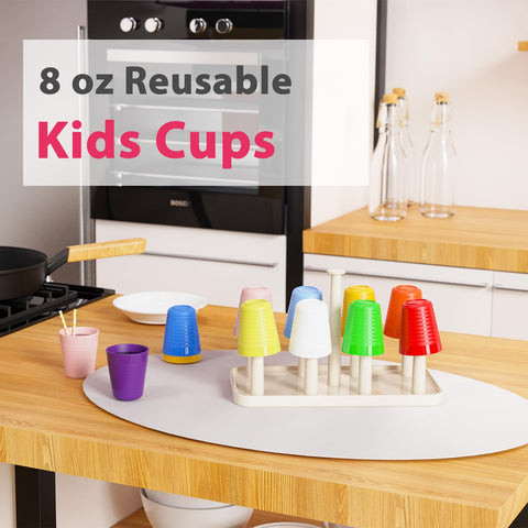 Muulaii BPA-free, microwave-safe cups ensure convenient reheating.