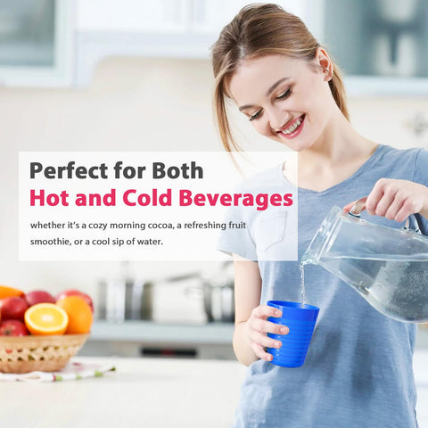 Muulaii dishwasher-safe cups simplify cleanup after meals and activities.