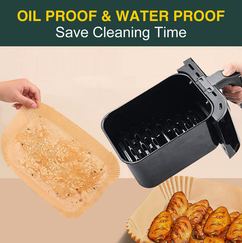 MUOOMU liners feature a 4.5 cm edge to shield fryer walls
