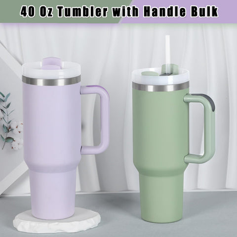 Muwnrol 40oz tumbler fits most car cup holders for travel