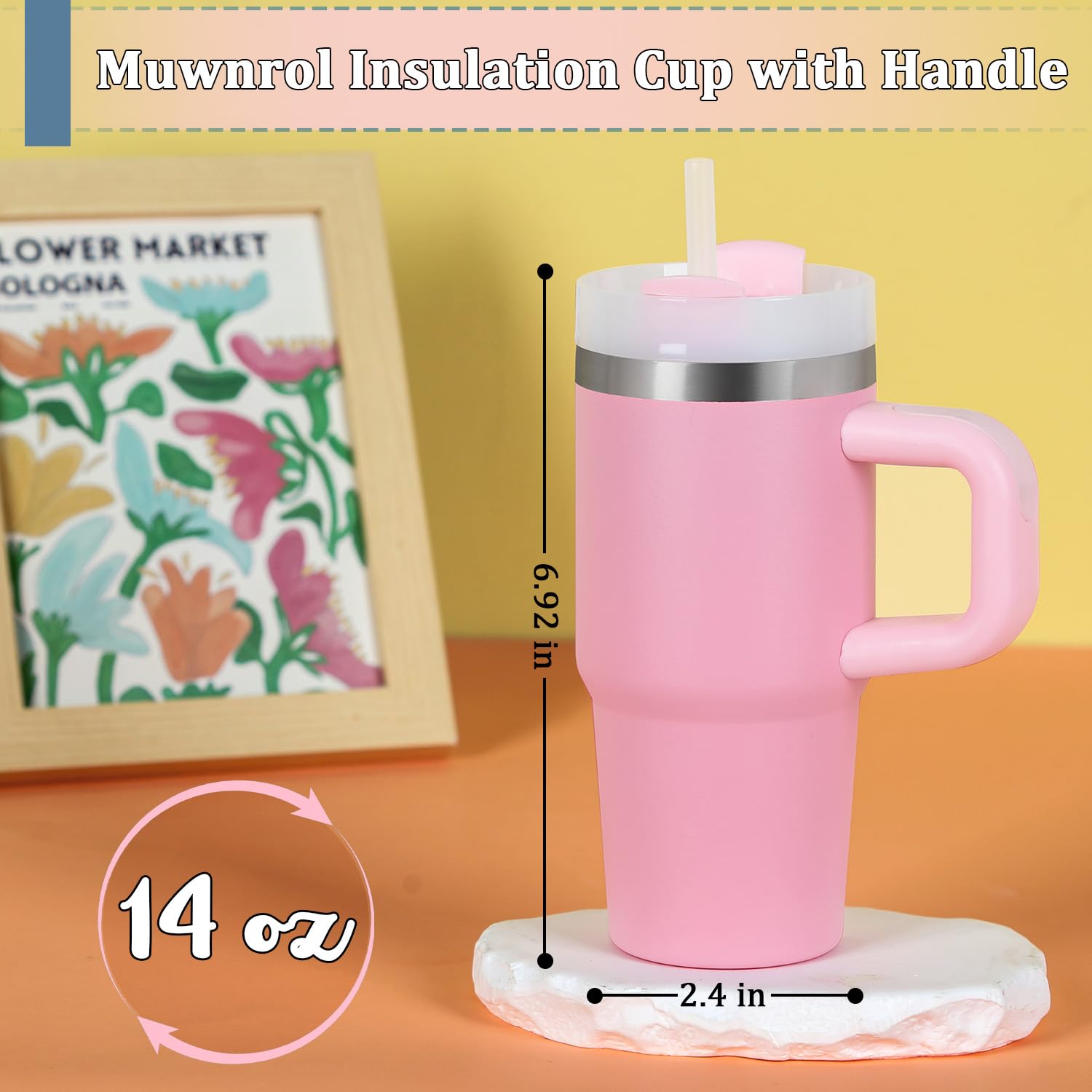 Muwnrol kid tumbler in stainless steel, durable for school and playground adventures.