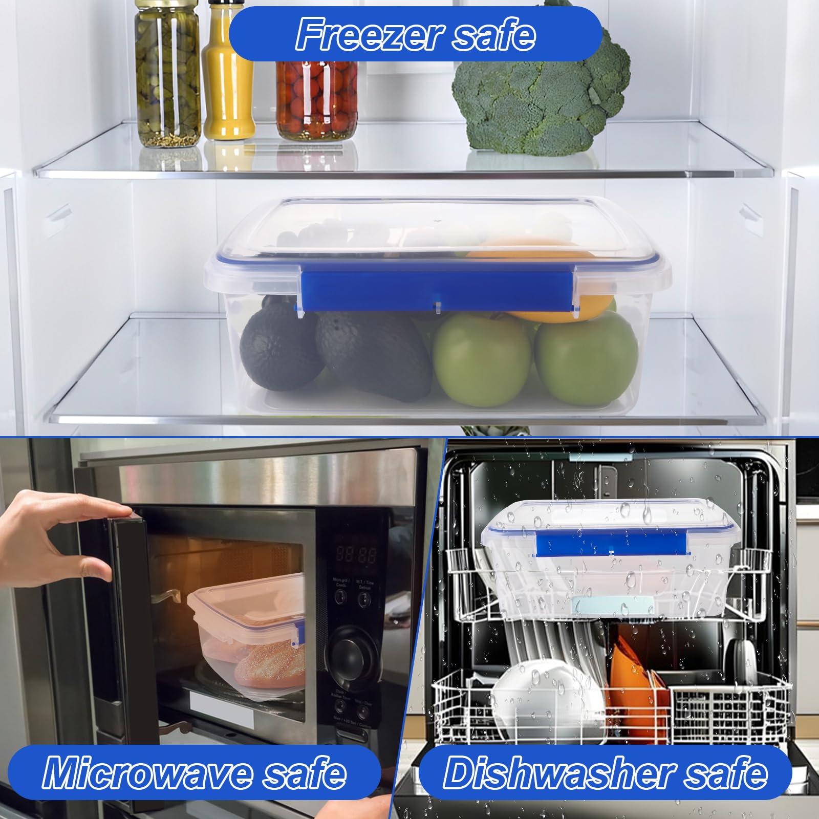 MUXHEL dry goods storage keeps flour, sugar, and cereals neatly organized