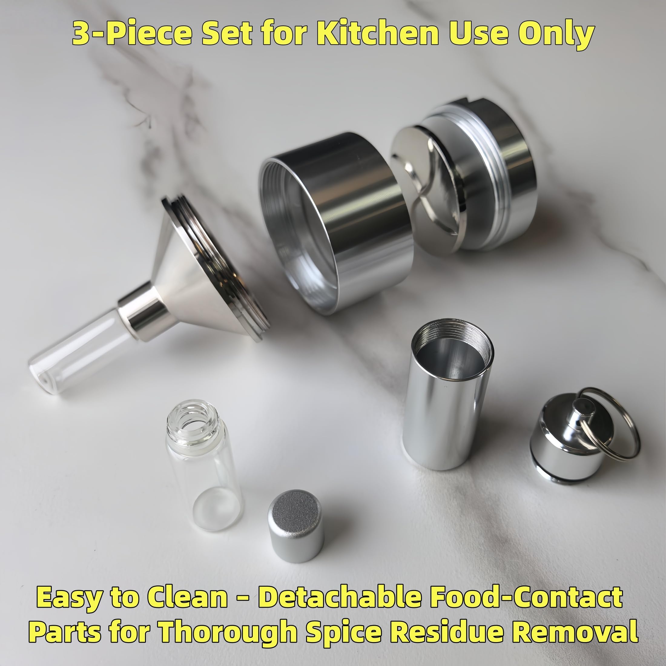 MuYuDaDi compact spice grinder fits small kitchens for quick seasoning tasks.