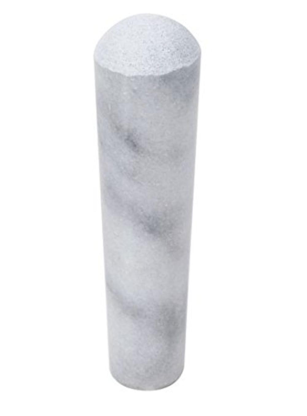 M.V. Trading MTP5RS marble pestle replacement stick, ideal for pounding herbs and spices.