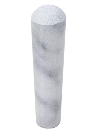 M.V. Trading MTP5RS marble pestle replacement stick, ideal for pounding herbs and spices.