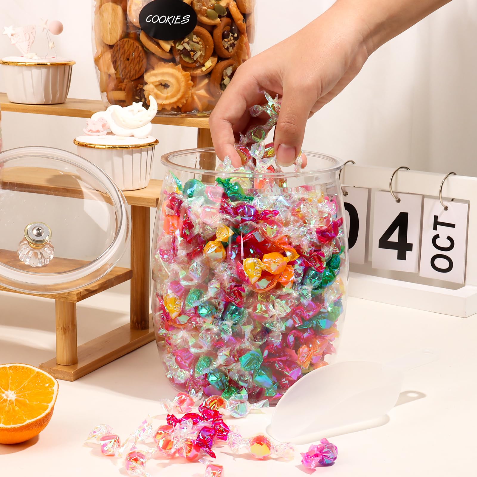 mwellewm versatile storage for candies cookies and snacks in kitchen.