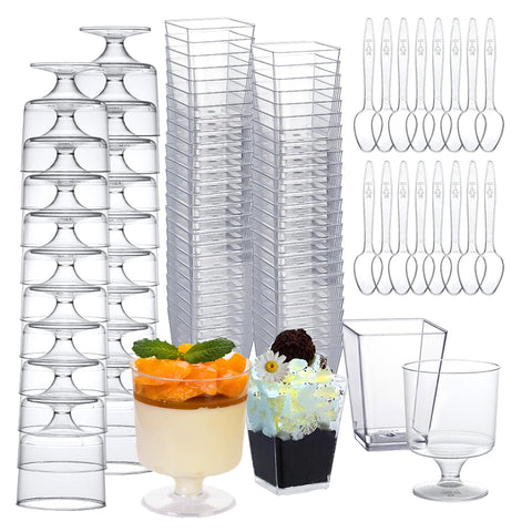 mwellewm freezer-safe dessert cups keep treats fresh
