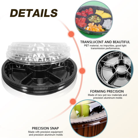 mwellewm kids snack platter, easy cleanup and storage