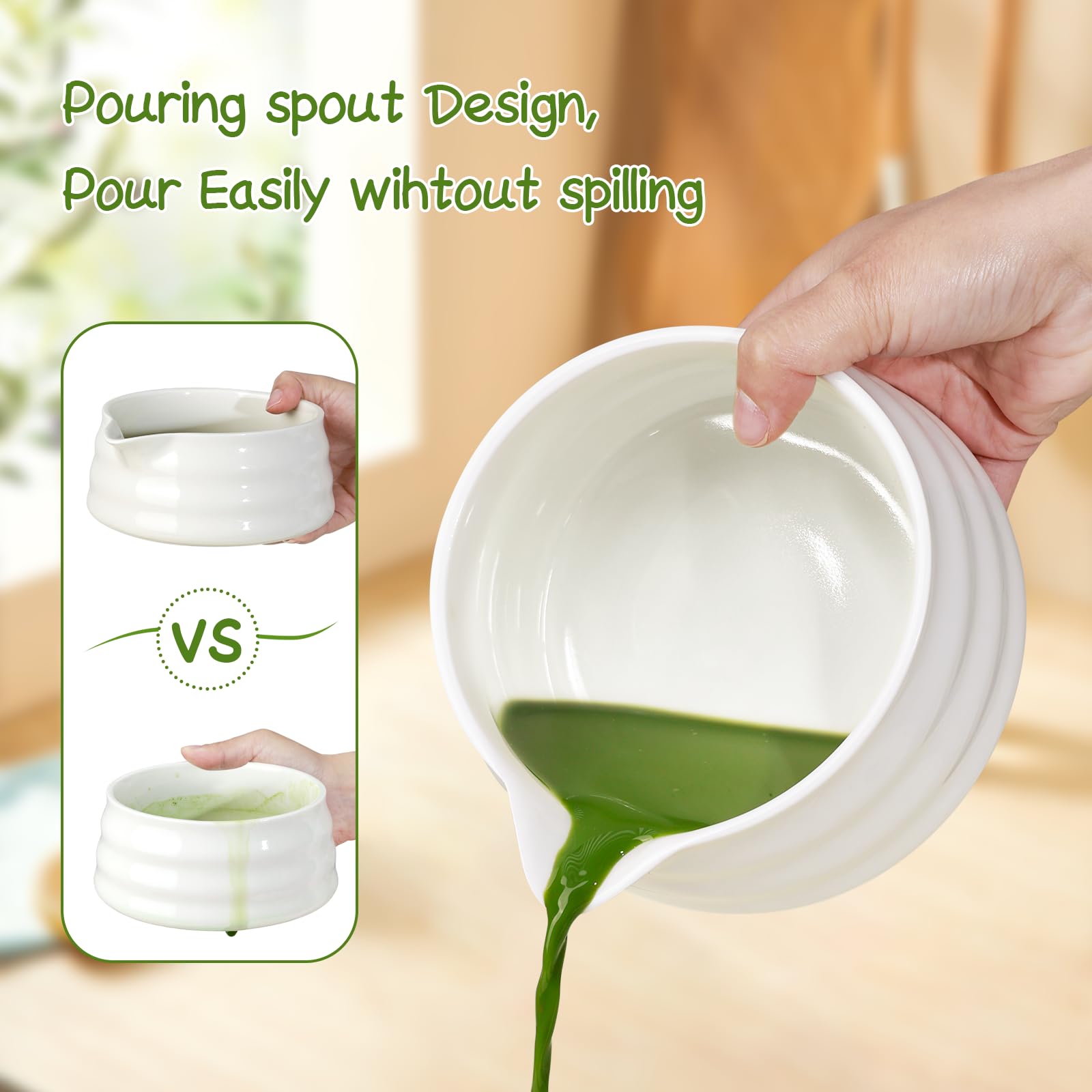 mwellewm matcha strainer to reduce clumps for smooth tea