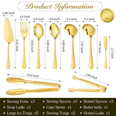 MWELLEWM serving forks with ergonomic handles ideal for buffet service.