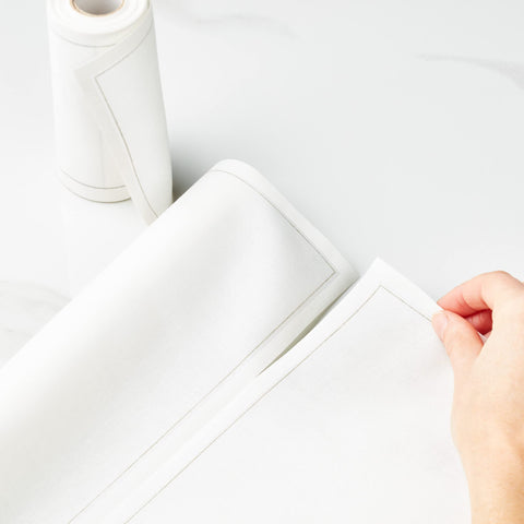 MY DRAP Basics seamless-design napkins prevent crumbs from trapping