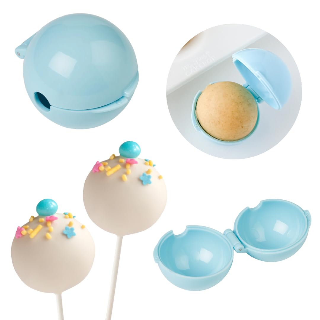 My Little Cakepop Pro mold rounds cake pops quickly for uniform results.