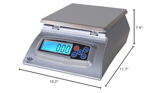 KD-8000 baker’s math and percentage weighing demonstrated for recipe adjustments.