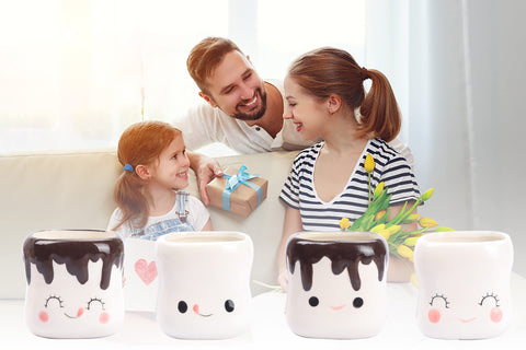 Mycts marshmallow mugs care: dishwasher safe; hand wash recommended.