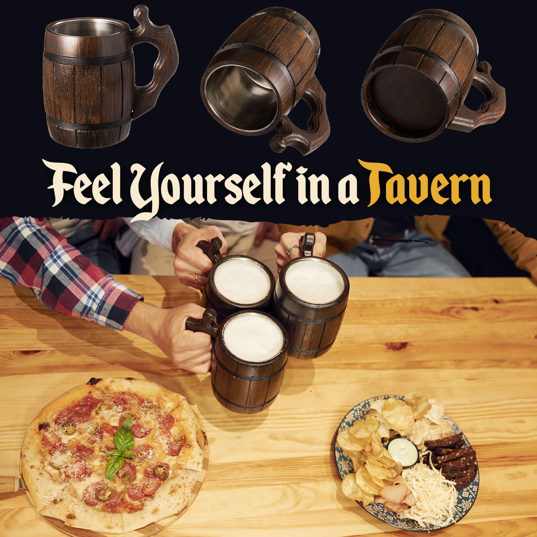 MyFancyCraft beer mug beverage versatility suits beer, coffee, or tea rituals