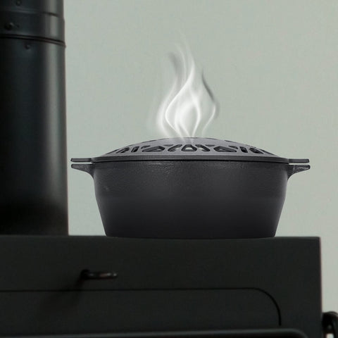 MYFIREPLACEDIRECT matte black finish adds rugged, stylish stove top presence