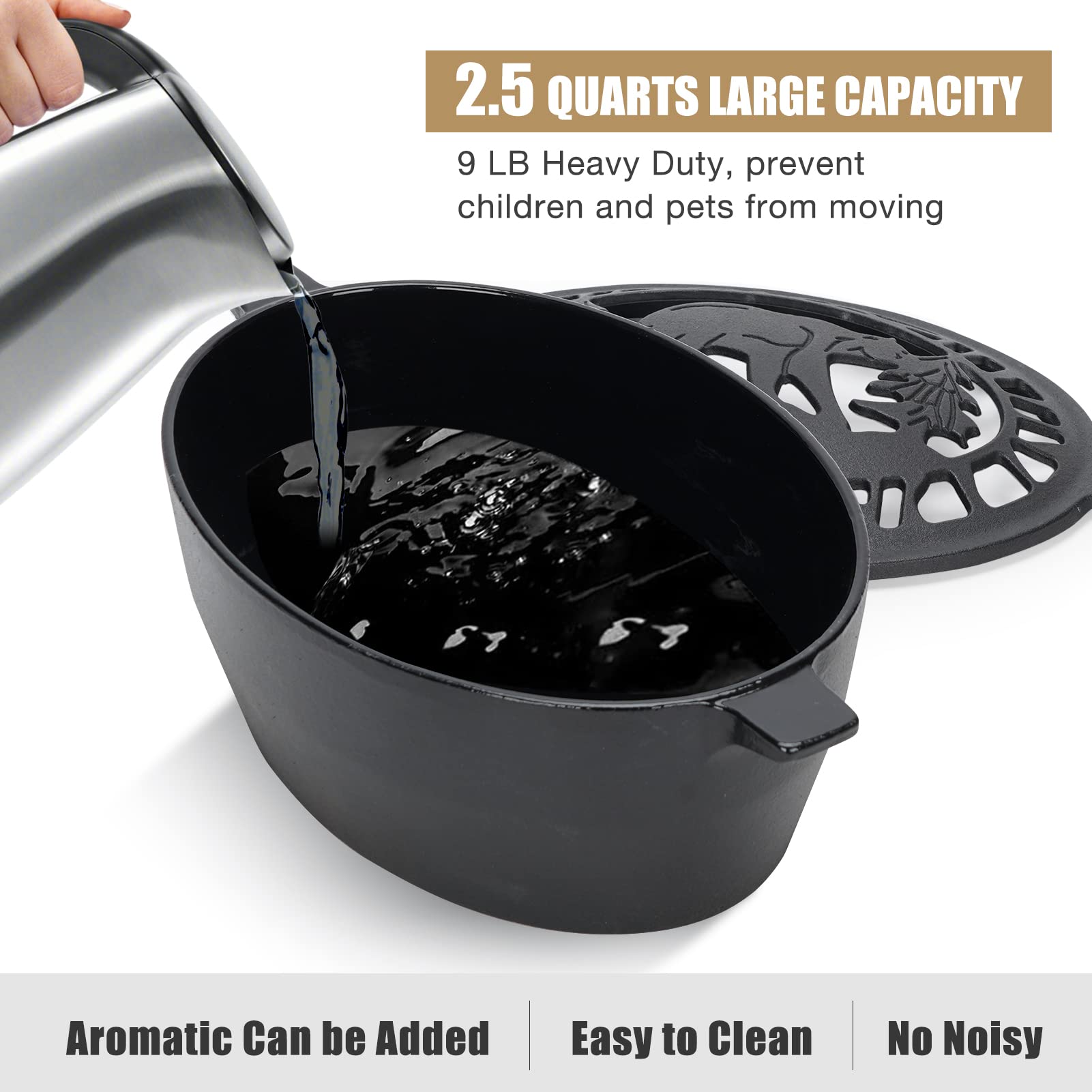 MYFIREPLACEDIRECT stable pot stays securely on the stove