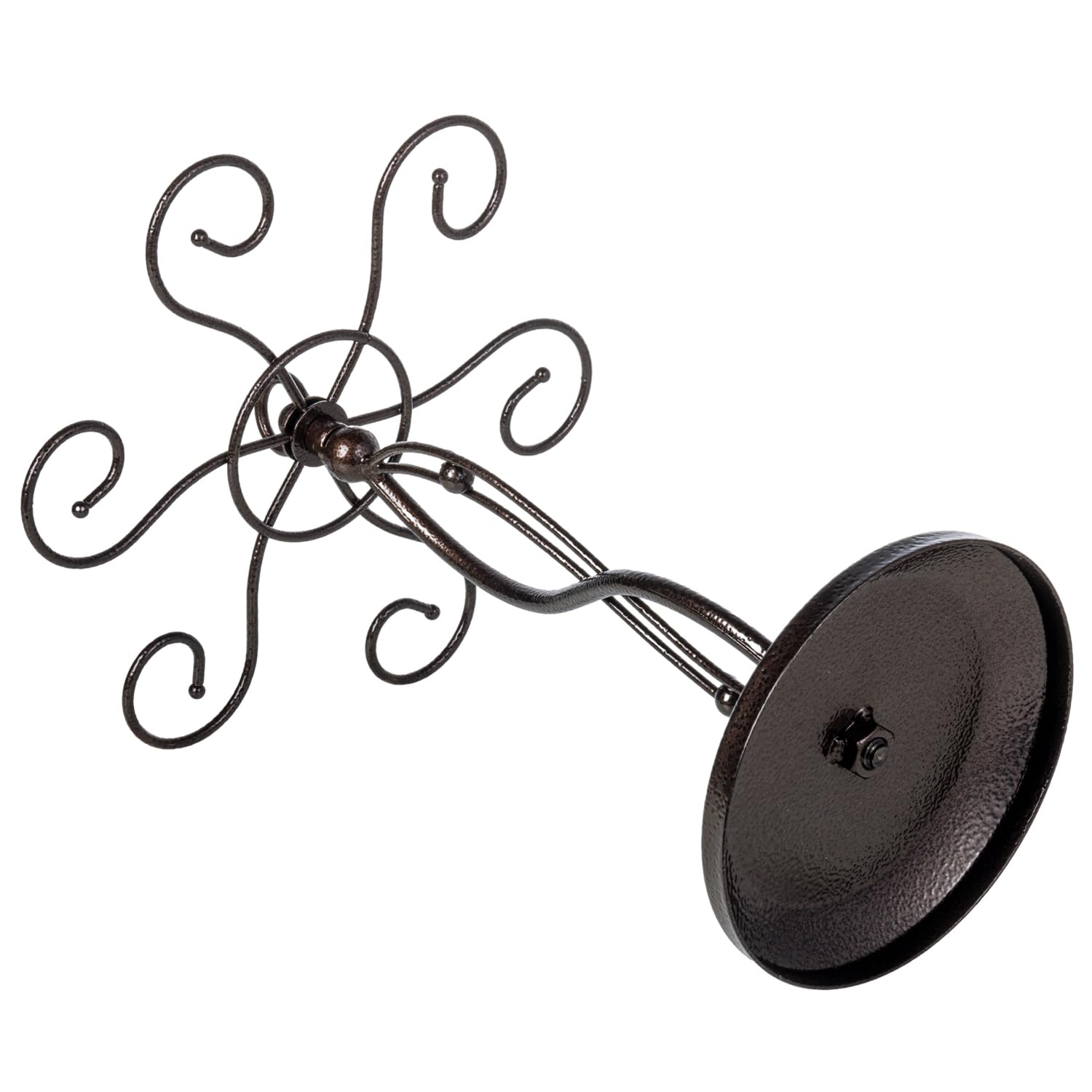 MyGift compact stemware rack fits small countertops and keeps glassware organized