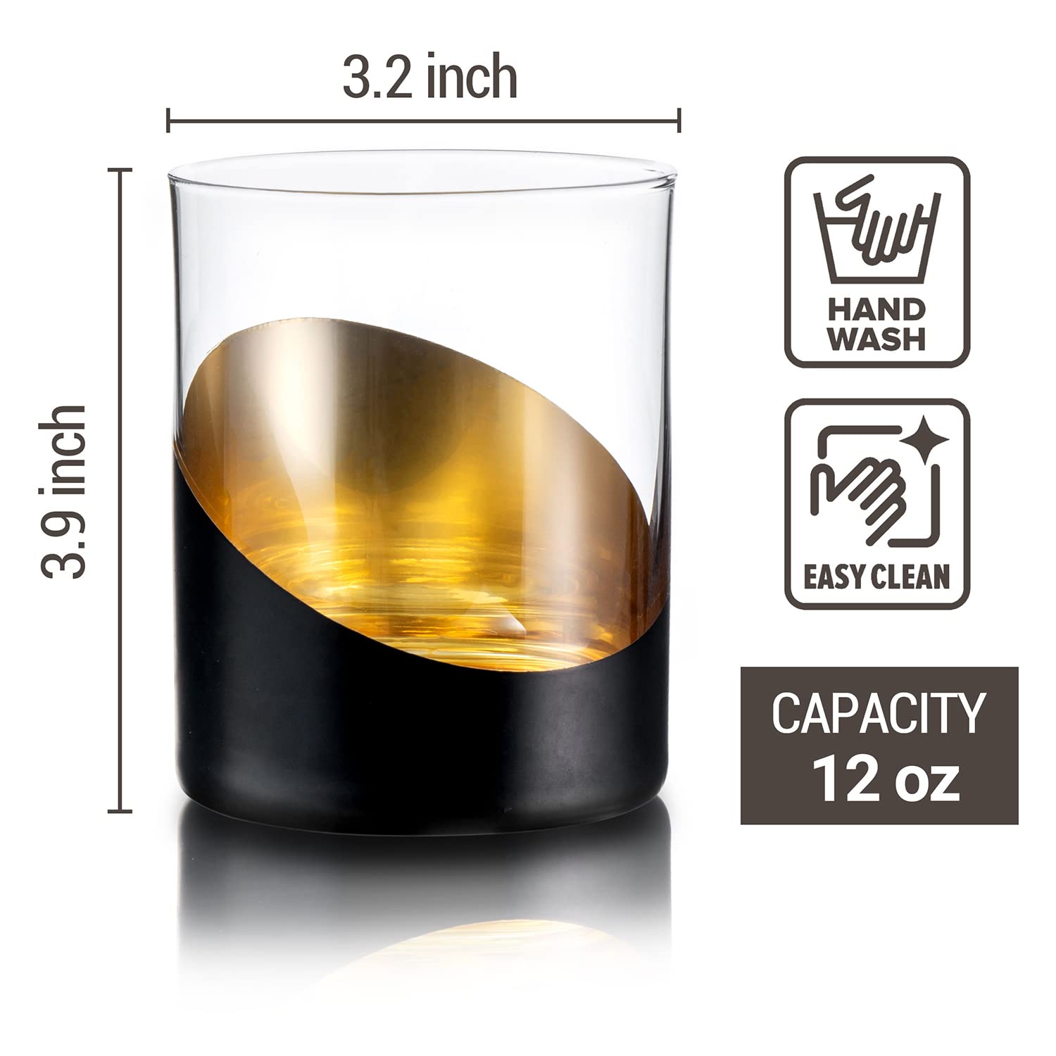 MyGift durable and refined glassware for daily use and special occasions.