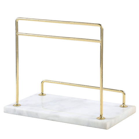 MyGift Modern Marble Cookbook Stand as a thoughtful gift idea for home cooks