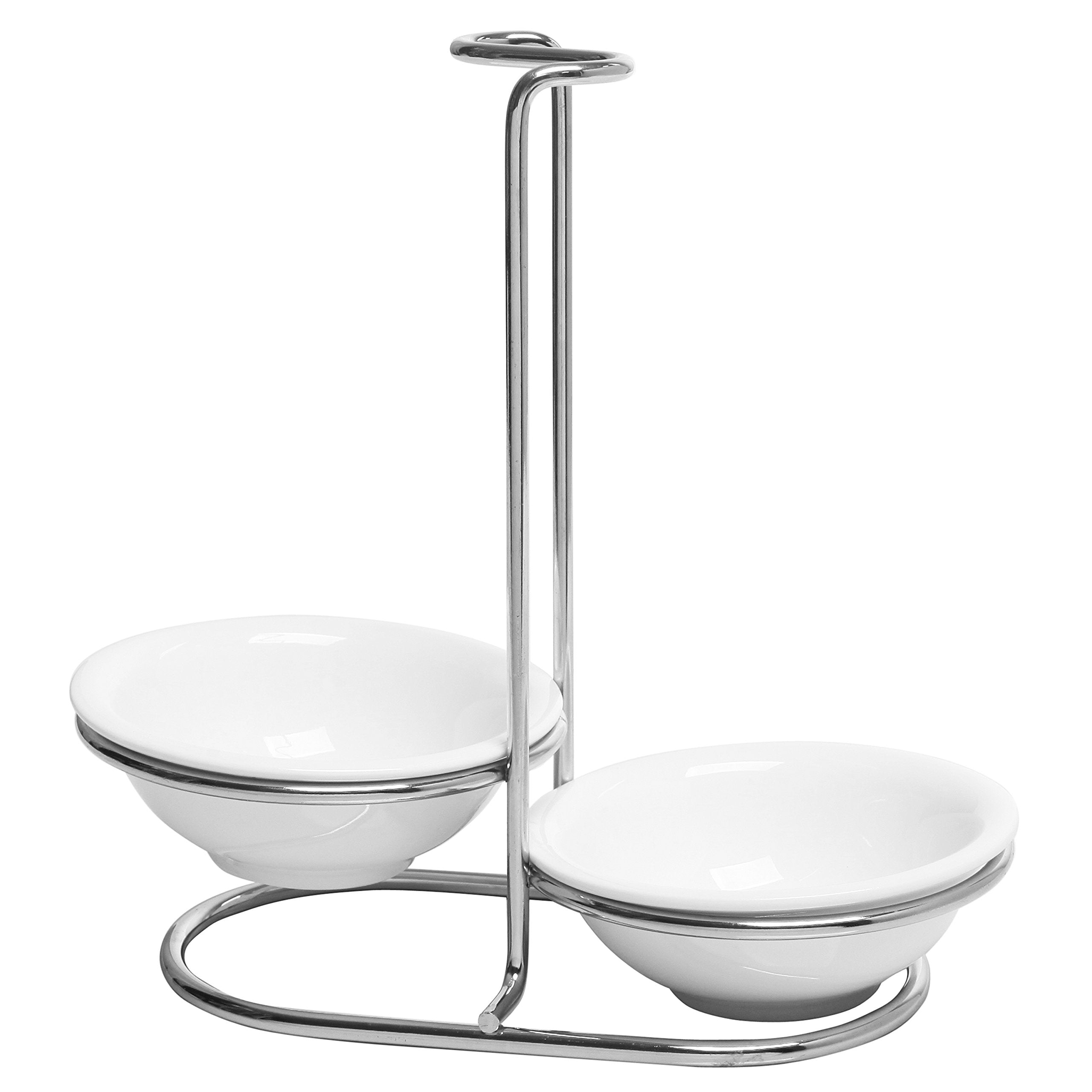 MyGift compact dish holder simplifies kitchen organization.