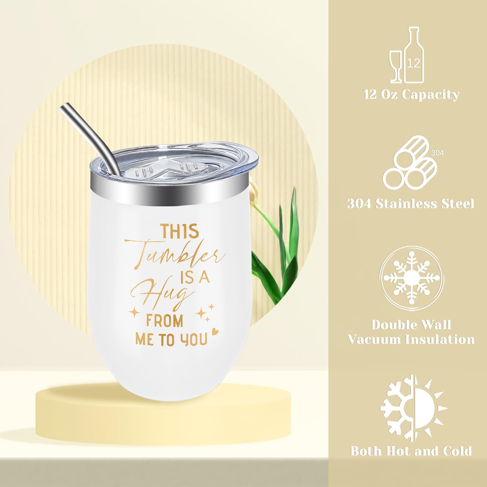 MYKILOS Sympathy Gift Candle — freesia scent to soothe and brighten spaces.