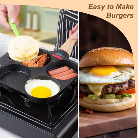 MyLifeUNIT Egg Frying Pan with comfortable handle for steady cooking
