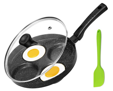MyLifeUNIT egg pan with lid for faster, even cooking.