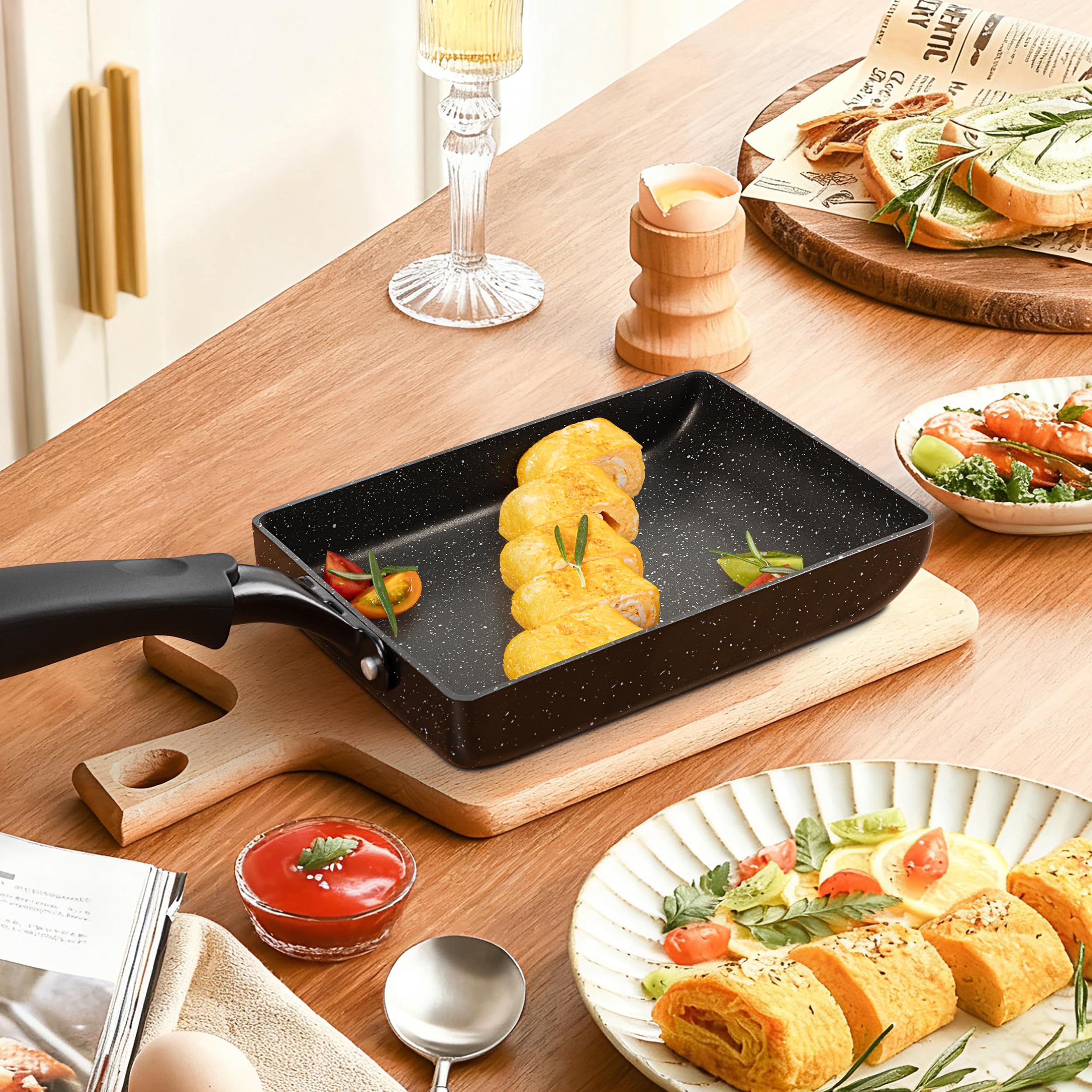 MyLifeUNIT pan on induction, gas, and electric stoves shows broad compatibility.